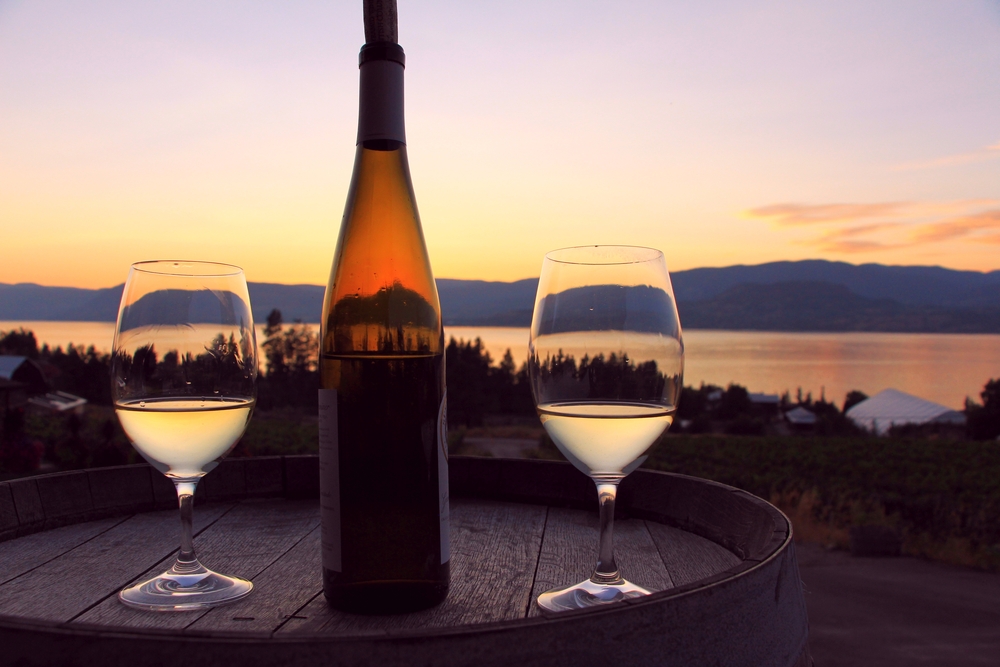 wine glasses okanagan